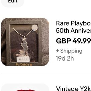 ISO playboy necklace